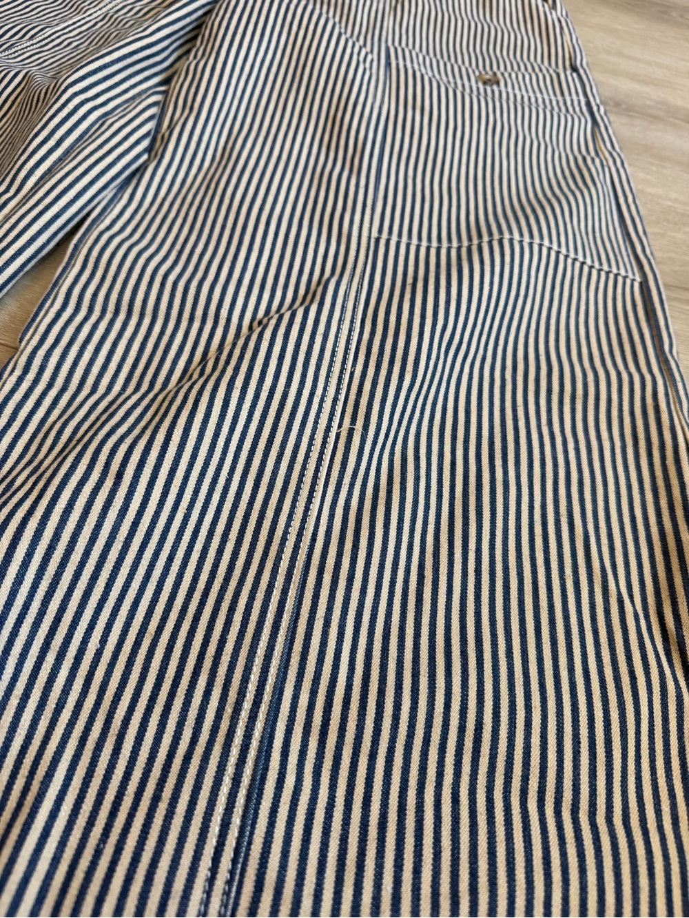 NoaBoa Restless Heart Striped Wide Leg Drawstring Boho Pants Size M - Picture 6 of 16
